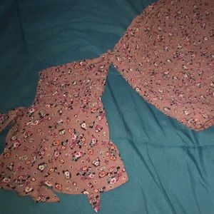 Xhilaration Tops - tube top with bell bottom sleeves Xhilaration Tops - tube top with bell bottom sleeves